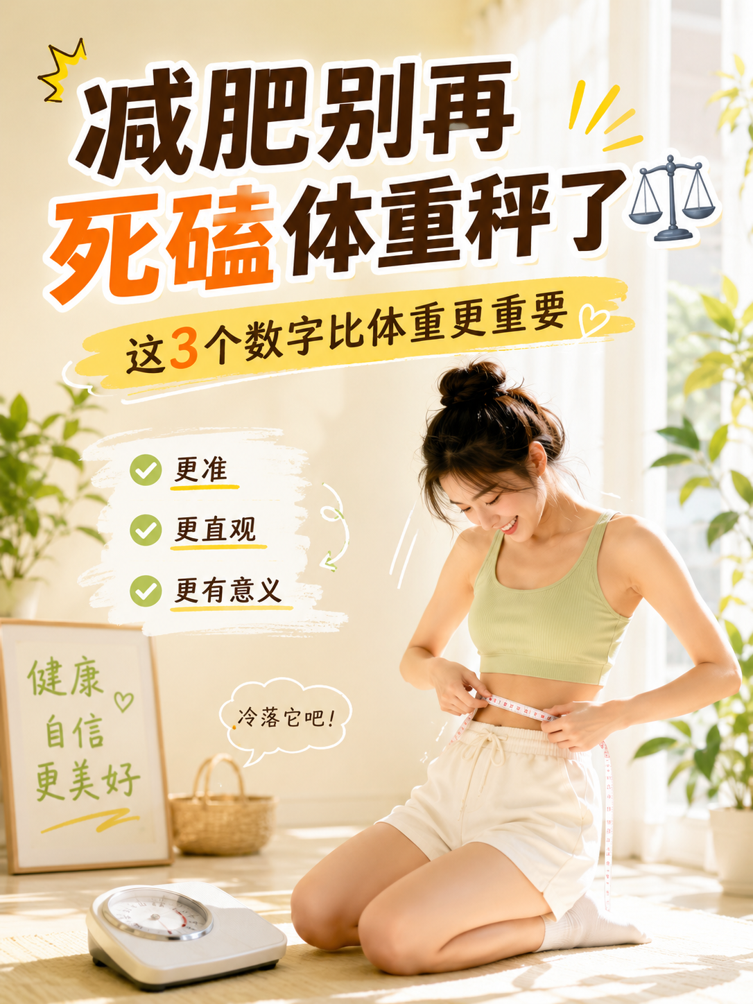 减肥别盯体重秤！