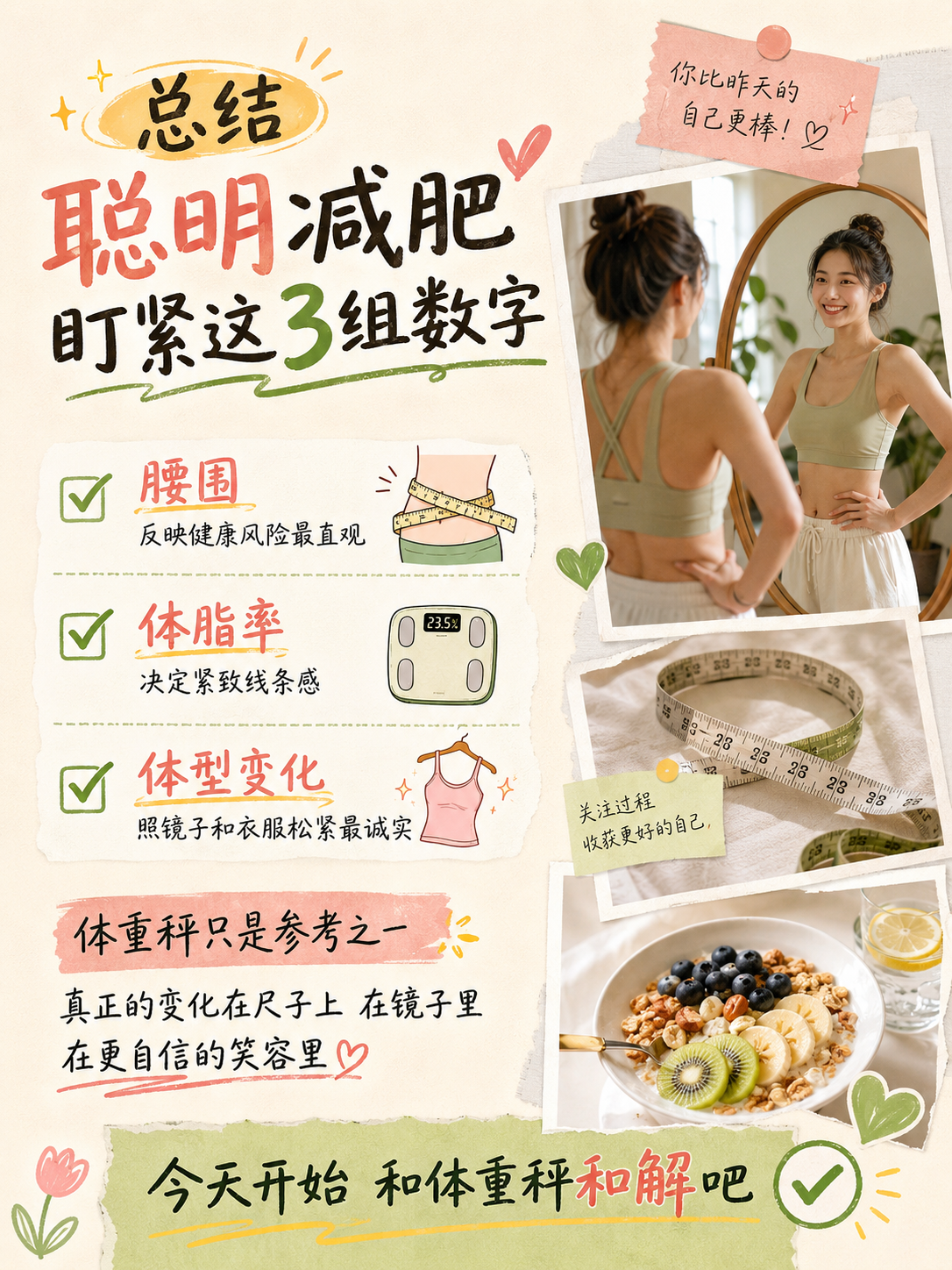 这 3 组数字才是身材变好的关键